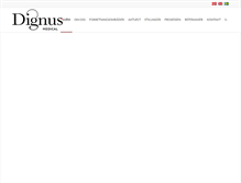 Tablet Screenshot of dignusmedical.no